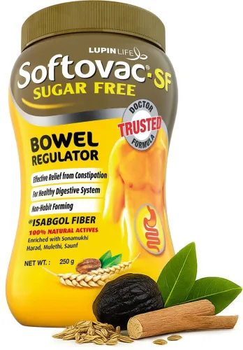 Image of Softovac Isabgol Bowel Regulator Sugar Free Powder (250 g)