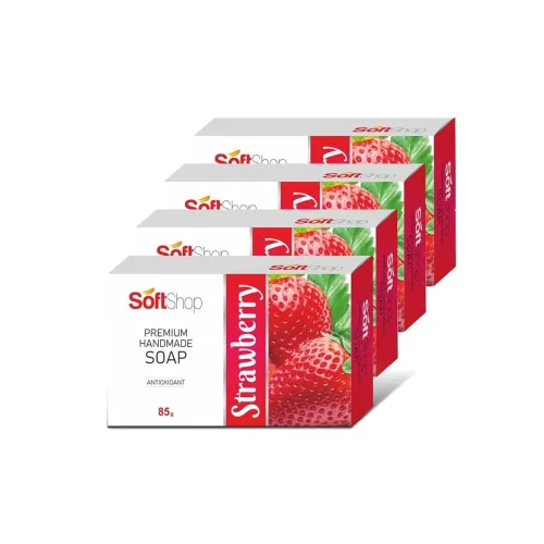 Image of SoftShop Handmade Strawberry Antioxidant Soap (PO4)