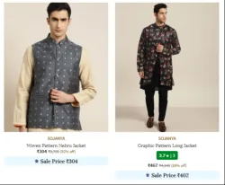 SOJANYA 3-Piece Ethnic Suit at minimum 86% Discount