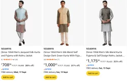 Sojanya Mens Kurta at Minimum 70% Discount