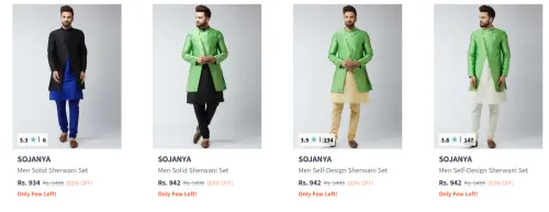 Image of SOJANYA Men Shirt Starting @ ₹934