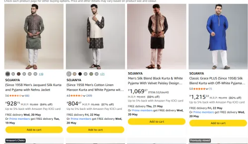 Image of Sojanya Men Tratition Set Minimum 85% Discount