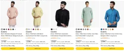 SOJANYA Mens Kurta at minimum 85% Discount