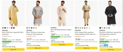 SOJANYA Men's Kurta at minimum 90% Discount