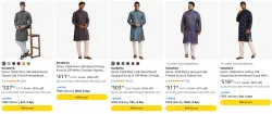 SOJANYA Mens Kurta at minimum 90% Discount