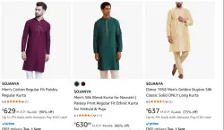 Sojanya Mens Kurta & Pyjama Set up to 90% Discount