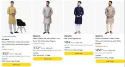 Sojanya Mens Kurta Set up to 93% Discount