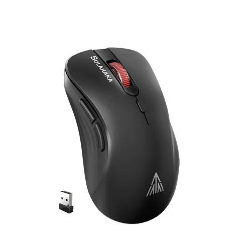 Image of SOLAKAKA SM66 Silent Gaming Mouse,Dual Mode BT5.0/2.4GHz Wireless Gaming Mouse