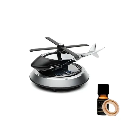 Image of Solar Helicopter Car Perfume Diffuser
