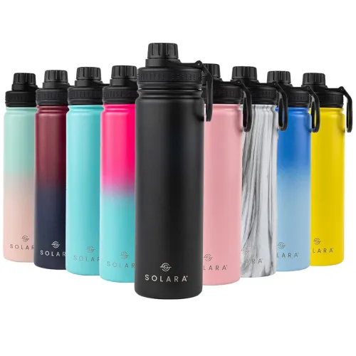 Image of SOLARA Insulated Water Bottle 650ml, Hot Water Bottle