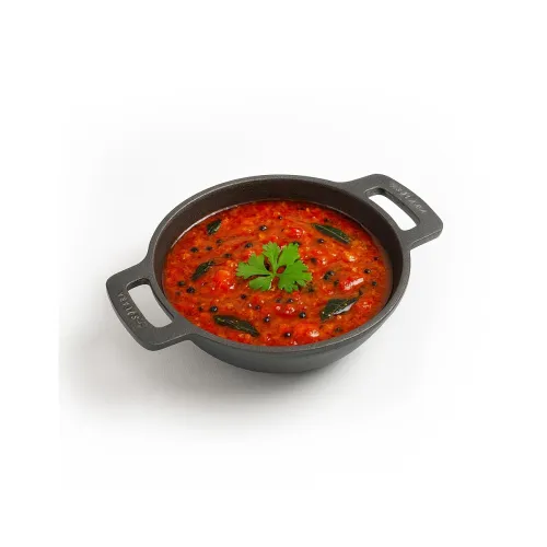 Image of SOLARA Pre Seasoned Cast Iron Kadhai 7 Inch(17 CM)