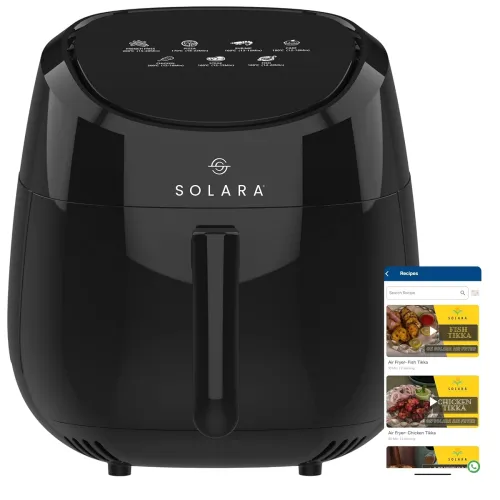 Image of SOLARA Xtra Large Digital 1500 Watts Air Fryer for Home Kitchen