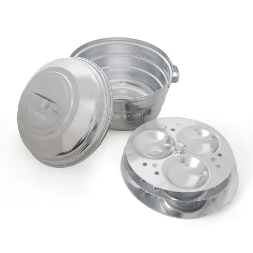 Image of Solaris Kitchenware’s Aluminium Idli Pot Multipurpose Cooking