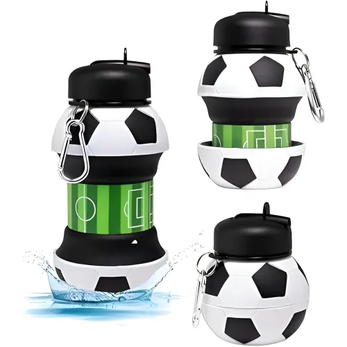 Image of SOLDTRUE Collapsible Silicone Water Bottle 550Ml