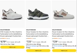 SOLETHREADS Mens Shoes upto 81% discount 
