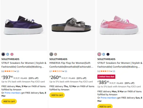 Image of Solethreads Shoes upto 90% Discount 