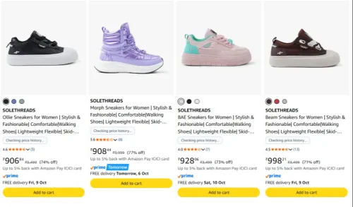 Image of Solethreads Women's Sneaker at minimum 71% Discount