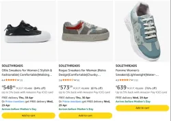 SOLETHREADS Womens Sneakers upto 84% Discount