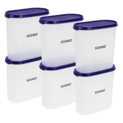 Solimo 1.8L Modular Storage Containers (SO6)