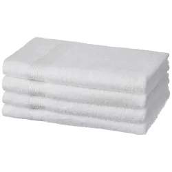 Solimo 100% Cotton 4 Piece Hand Towel Set