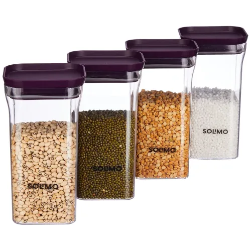 Image of Amazon Brand – Solimo 1100ml Airtight Container Set (4 pcs)