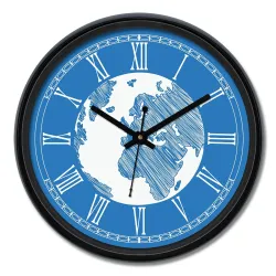 Solimo 12inch Engineered Wood Wall Clock