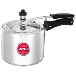Solimo 3L Aluminium Induction Pressure Cooker