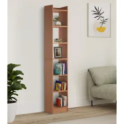 Solimo 6 Layer Wood Bookshelf