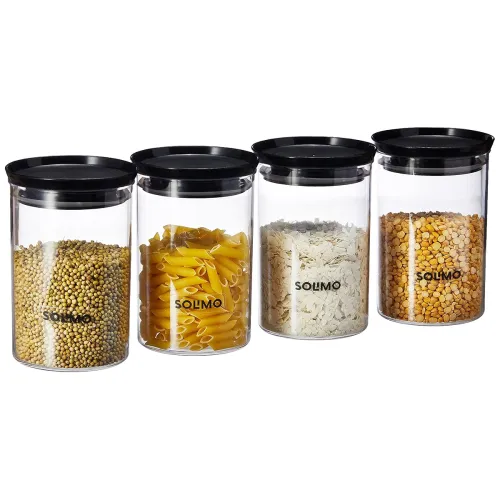 Image of Solimo 900ml Airtight Container Set (4 pcs)