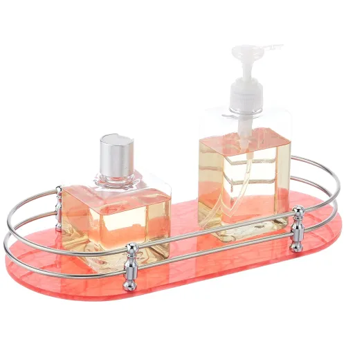 Image of Solimo Acrylic Wall-Mount Corner Shelf