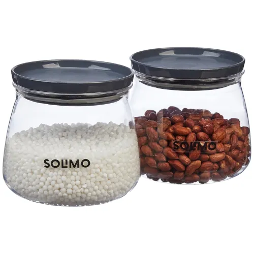 Image of Solimo Airtight Plastic Kitchen Storage Jar (SO2)