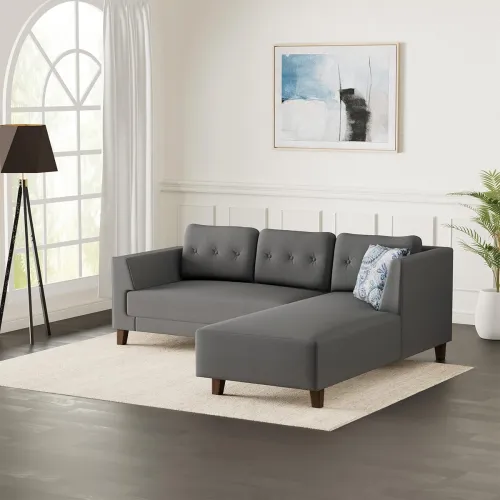 Image of Solimo Alen 5 Seater L-Shape Sofa 