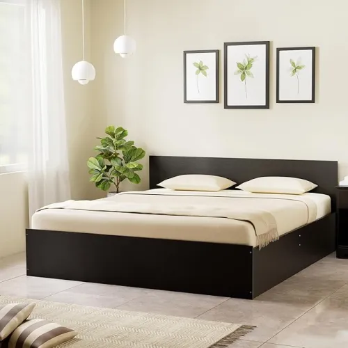 Image of Solimo Altamore Wood King Bed 