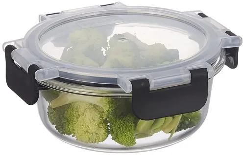 Image of Solimo Borosilicate Glass Container 400ml