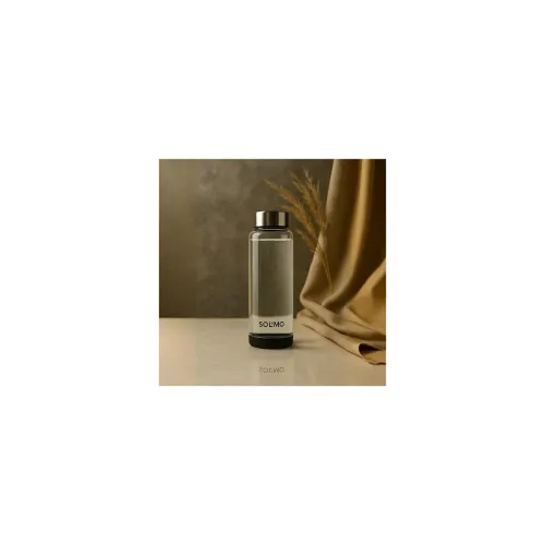 Image of Solimo Borosilicate Glass Fridge Water Bottle 500ml