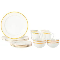 Solimo Ceramic 16-Pc Dinner Set