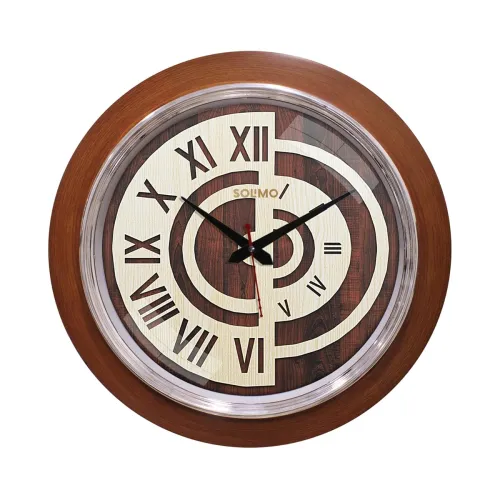 Image of Solimo Decorative Numbers Wall Clock 