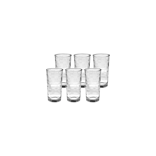 Image of Solimo Eden Juice Glass Set, 260ml, Set of 6