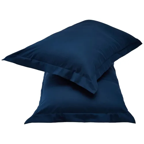 Image of Solimo Elegant Navy Blue Pillow Cover Set