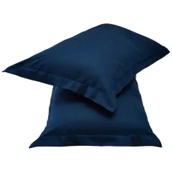 Solimo Elegant Navy Blue Pillow Cover Set