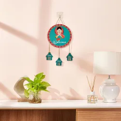 Solimo Engineered Wood MDF Welcome Wall Hanging 44cm