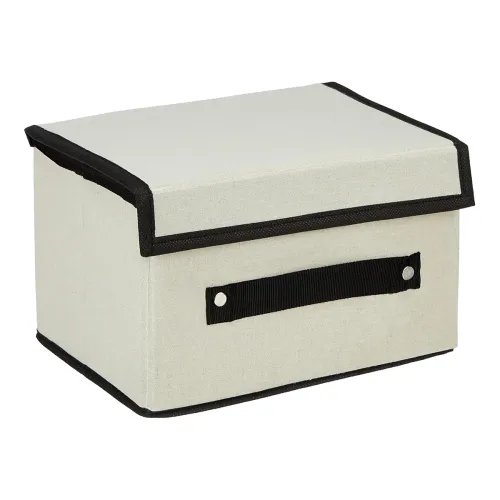 Image of Solimo Foldable Storage Box with Lid & Handle