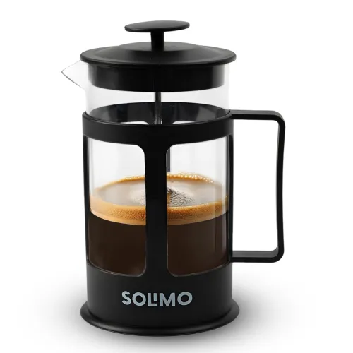 Image of Amazon Brand - Solimo French Press Coffee & Tea Maker 600ml