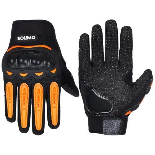 Image of Amazon Brand - Solimo Full Finger Bike Riding Gloves 