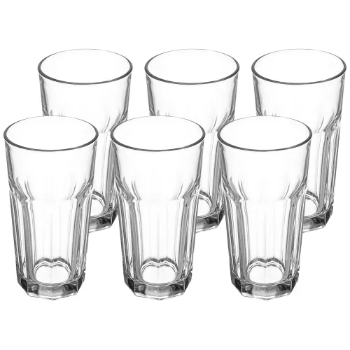Image of Solimo High Ball Glasses, Set of 6 (325ml each)