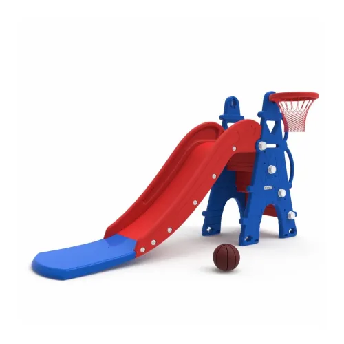 Image of Solimo Modern Castle Slide with Basketball 