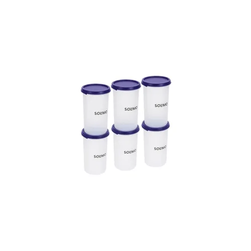 Image of Solimo Plastic Slim Storage 600ml Container So6