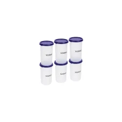 Solimo Plastic Slim Storage 600ml Container So6