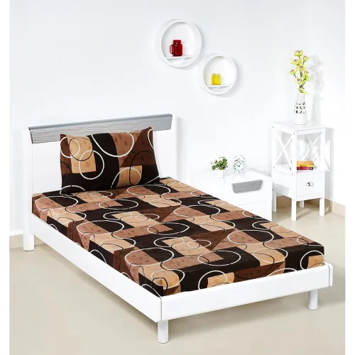 Image of Solimo Polyester Single Bedsheet 95 GSM,144 TC