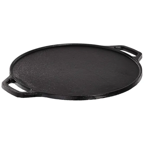 Image of Solimo Pre-Seasoned Cast Iron 12-Inch Dosa Tawa
